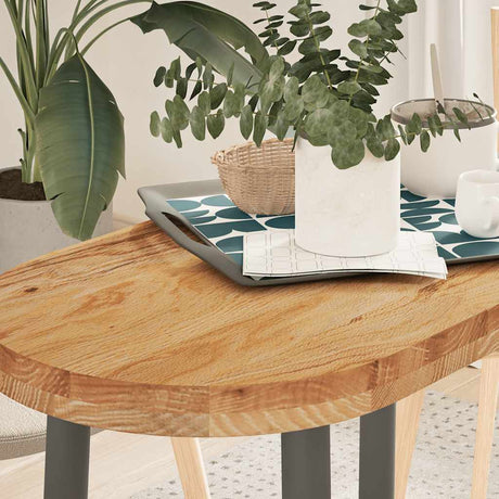 Table Top Solid Wood Oak Oval