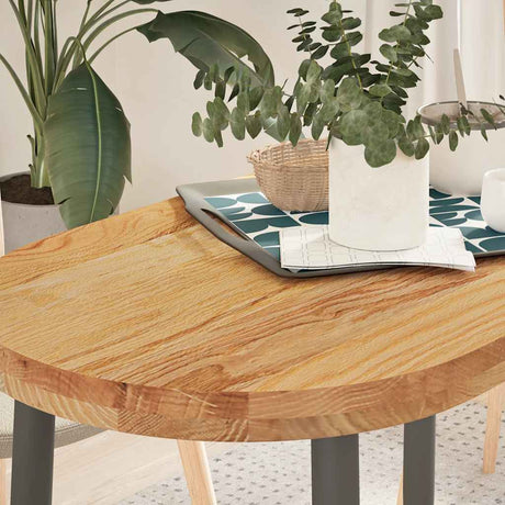 Table Top Solid Wood Oak Oval