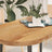 Table Top Solid Wood Oak Oval