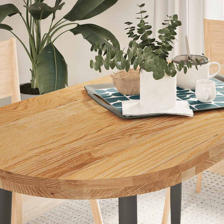 Table Top Solid Wood Oak Oval