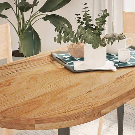 Table Top Solid Wood Oak Oval