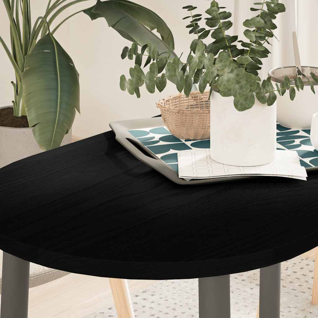 Table Top Solid Wood Oak Oval