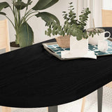 Table Top Solid Wood Oak Oval