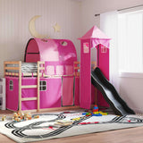 Bunk Bed Without Mattress With Slide And Curtains Blue