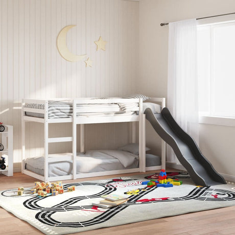 Bunk Bed With Slide&Ladder Without Mattress Small Single