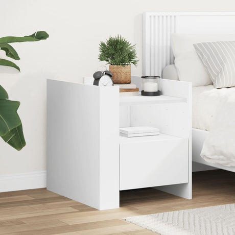 Bedside Cabinet 45X50X50 Cm Engineered Wood