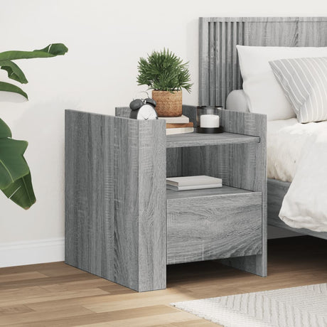 Bedside Cabinet 45X50X50 Cm Engineered Wood