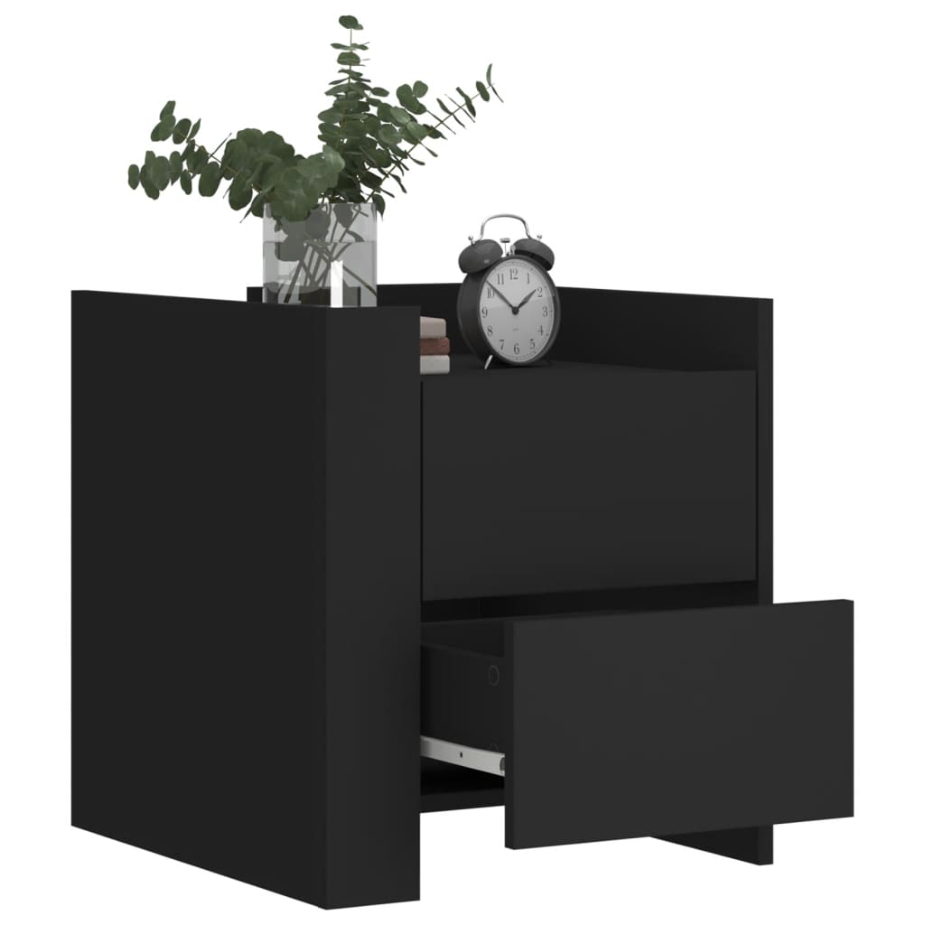 Bedside Cabinet 45X50X50 Cm Engineered Wood