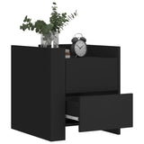 Bedside Cabinet 45X50X50 Cm Engineered Wood