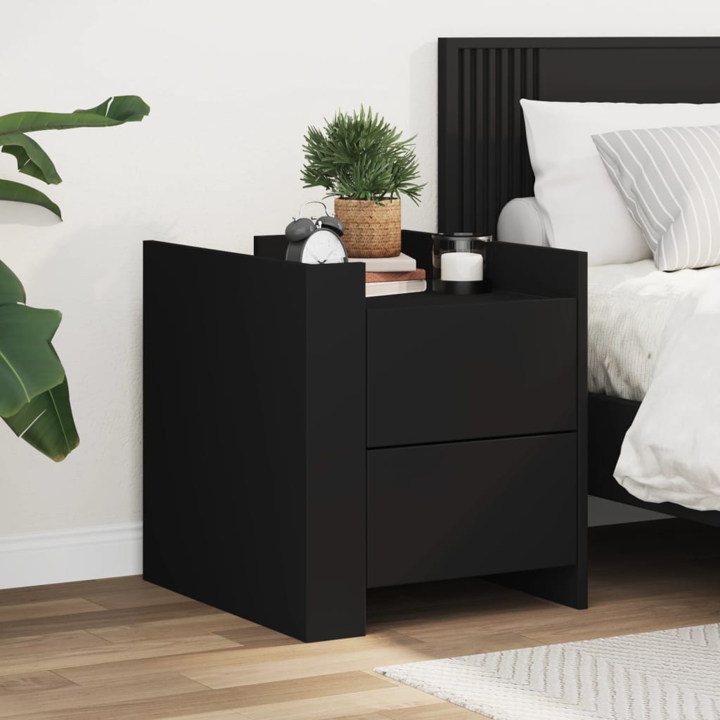 Bedside Cabinet 45X50X50 Cm Engineered Wood