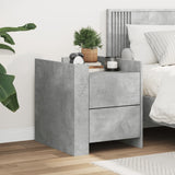 Bedside Cabinet 45X50X50 Cm Engineered Wood