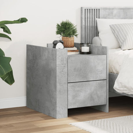 Bedside Cabinet 45X50X50 Cm Engineered Wood