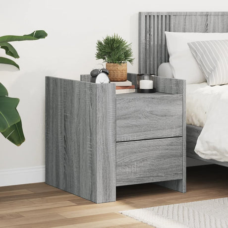 Bedside Cabinet 45X50X50 Cm Engineered Wood