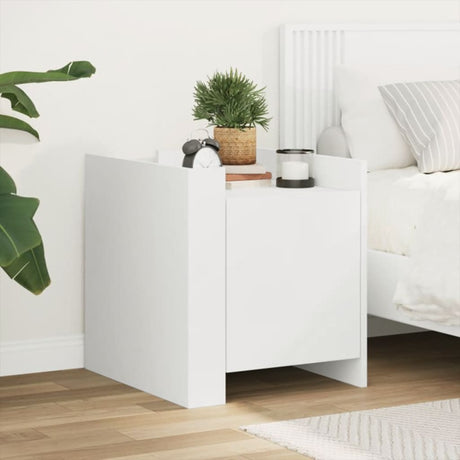 Bedside Cabinet 45X50X50 Cm Engineered Wood