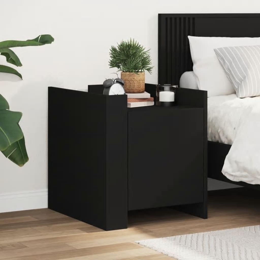 Bedside Cabinet 45X50X50 Cm Engineered Wood
