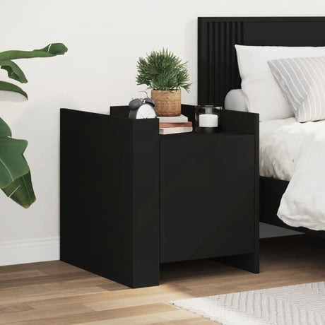 Bedside Cabinet 45X50X50 Cm Engineered Wood