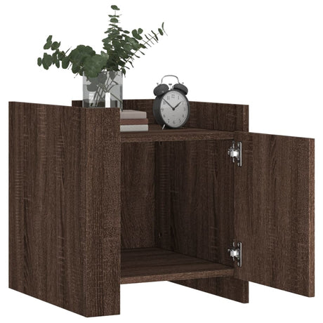 Bedside Cabinet 45X50X50 Cm Engineered Wood