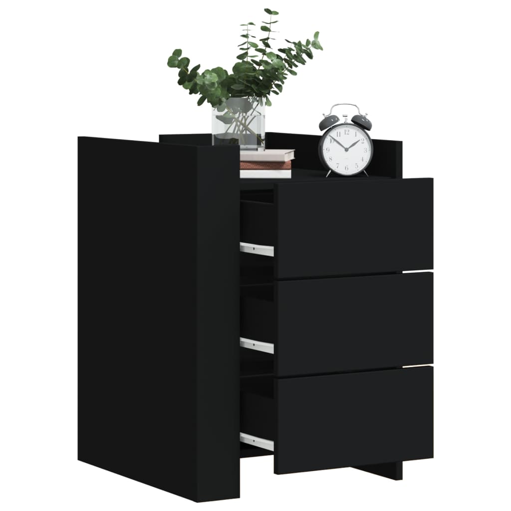 Bedside Cabinet 45X50X65 Cm Engineered Wood