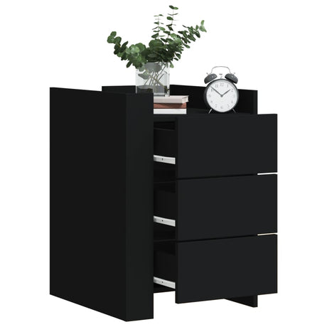 Bedside Cabinet 45X50X65 Cm Engineered Wood