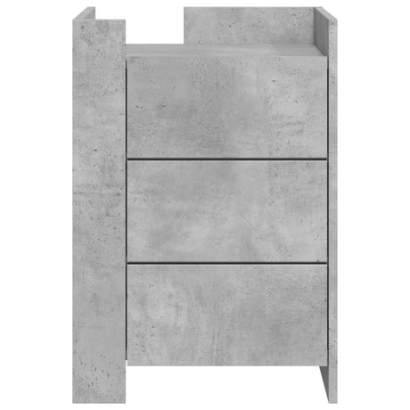 Bedside Cabinet 45X50X65 Cm Engineered Wood