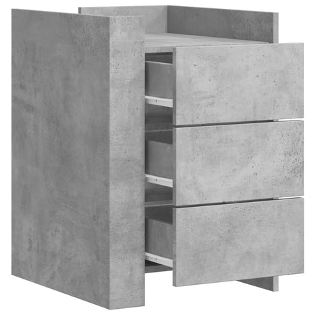 Bedside Cabinet 45X50X65 Cm Engineered Wood