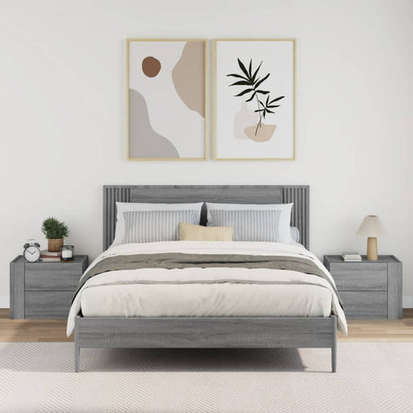 Wall-Mounted Bedside Cabinets 2 Pcs 45X30X35 Cm