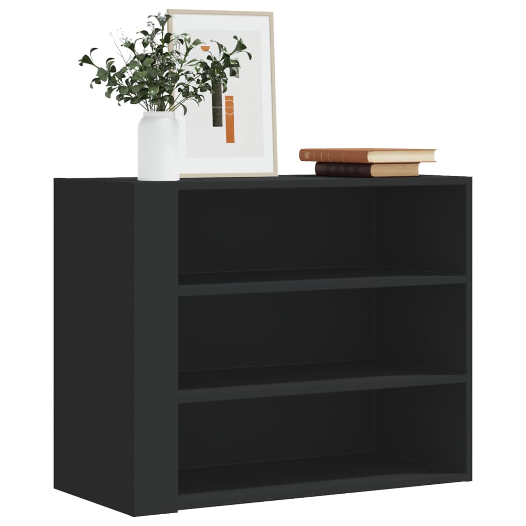 Wall Cabinet 75X35X60 Cm Engineered Wood