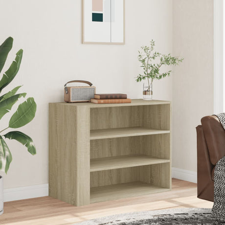 Wall Cabinet 75X35X60 Cm Engineered Wood
