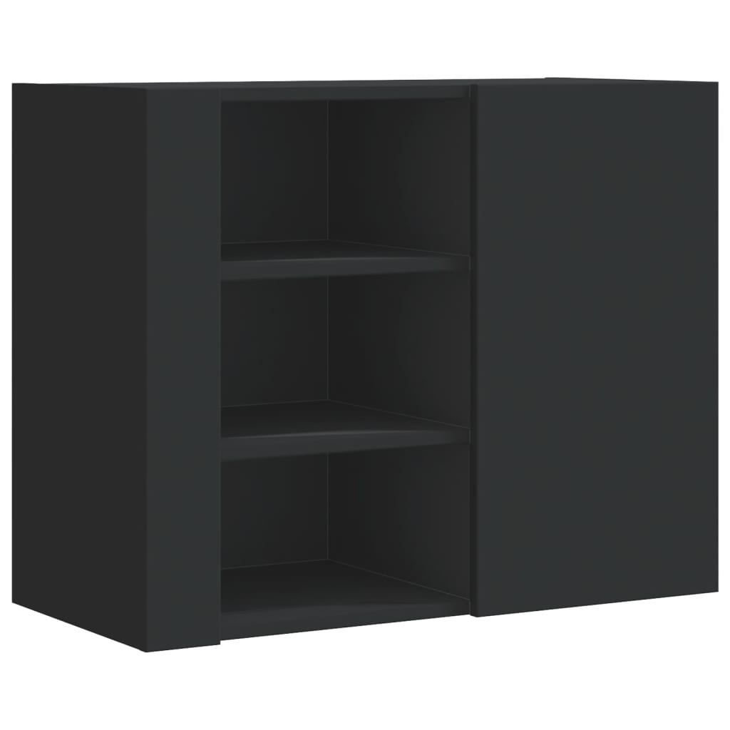 Wall Cabinet 75X35X60 Cm Engineered Wood