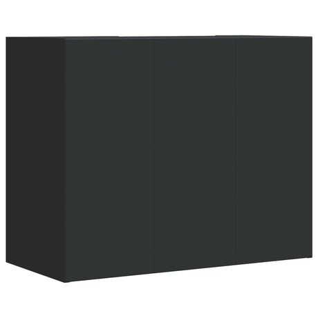 Wall Cabinet 75X35X60 Cm Engineered Wood