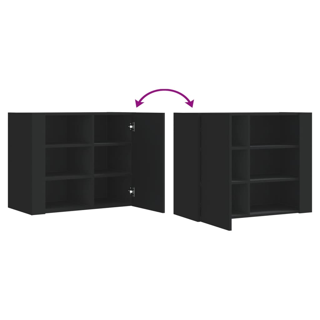 Wall Cabinet 75X35X60 Cm Engineered Wood