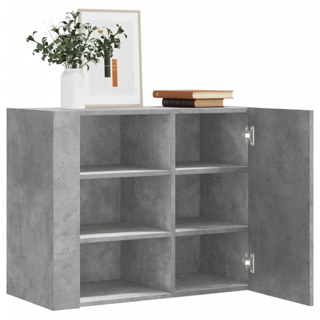 Wall Cabinet 75X35X60 Cm Engineered Wood