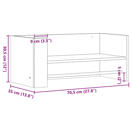 Wall Shelf Engineered Wood