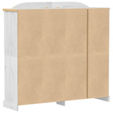 Wardrobe Corona 194X52X186 Cm Solid Wood Pine
