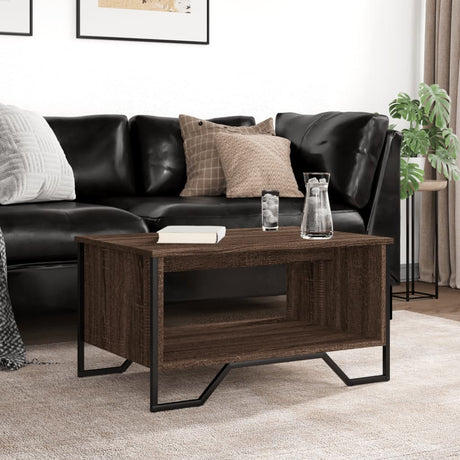 Coffee Table 75X51X40 Cm Engineered Wood