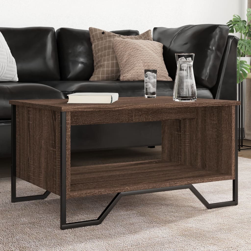Coffee Table 75X51X40 Cm Engineered Wood