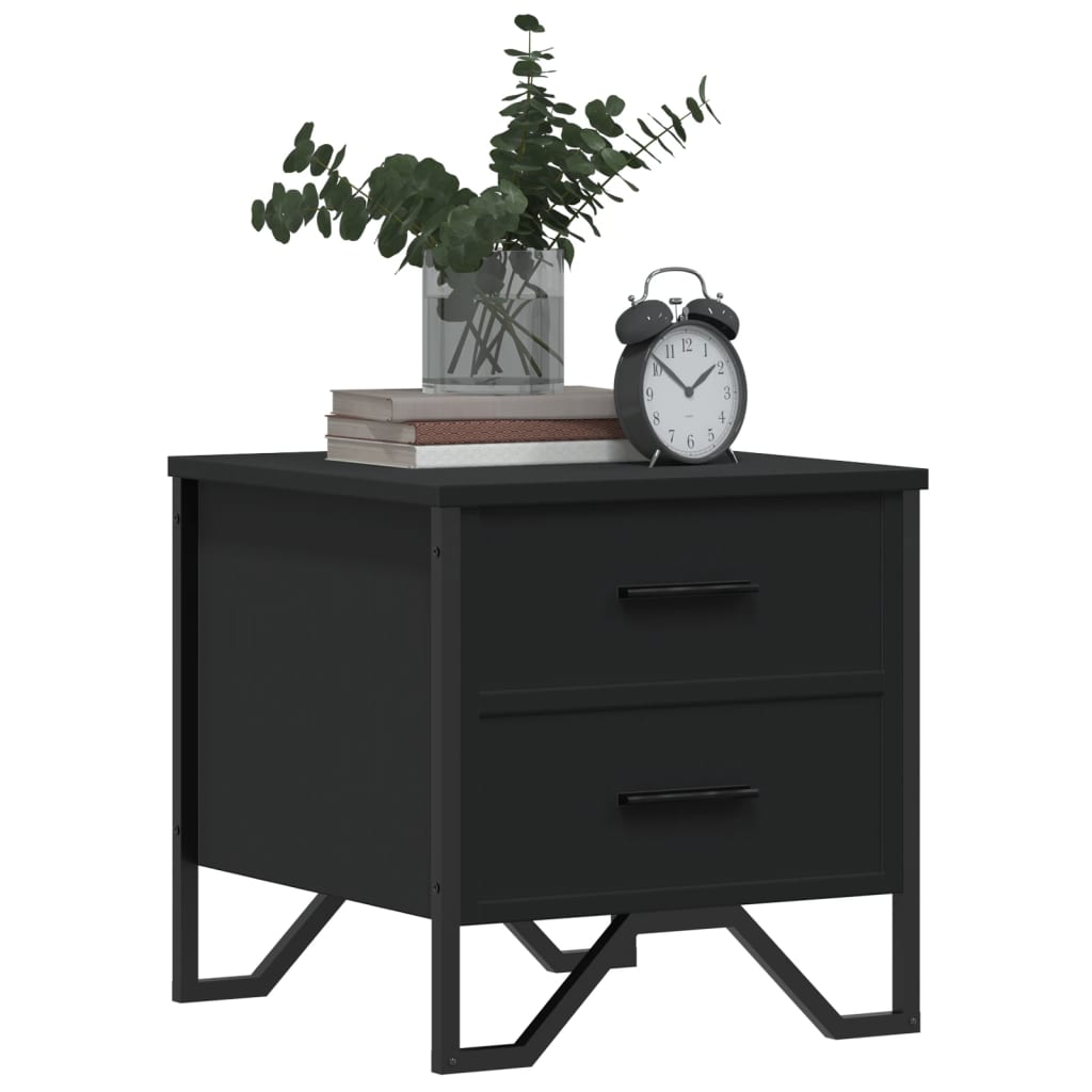 Bedside Cabinet 40X41X40 Cm Engineered Wood