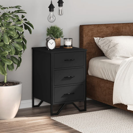 Bedside Cabinet 40X41X60 Cm Engineered Wood