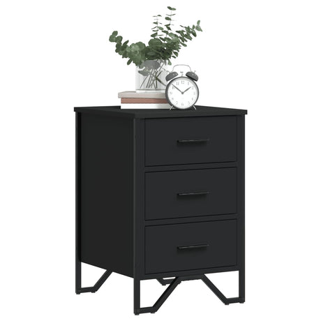 Bedside Cabinet 40X41X60 Cm Engineered Wood