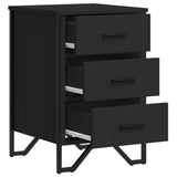 Bedside Cabinet 40X41X60 Cm Engineered Wood