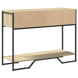 Console Table Sonoma Oak 100x35x74.5 cm Engineered Wood