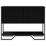 Console Table Black 100x35x74.5 cm Engineered Wood