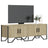 Tv Cabinet 122X34X41 Cm Engineered Wood