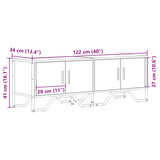 Tv Cabinet 122X34X41 Cm Engineered Wood