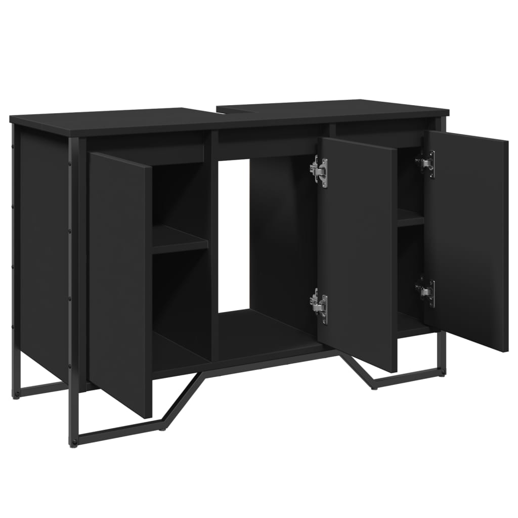 Bathroom Sink Cabinet 91X35X60 Cm Engineered Wood