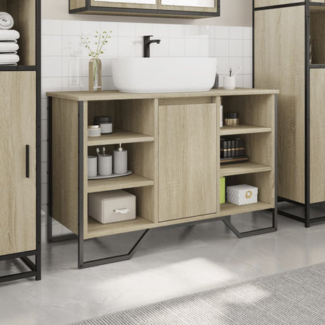 Bathroom Sink Cabinet 91X35X60 Cm Engineered Wood