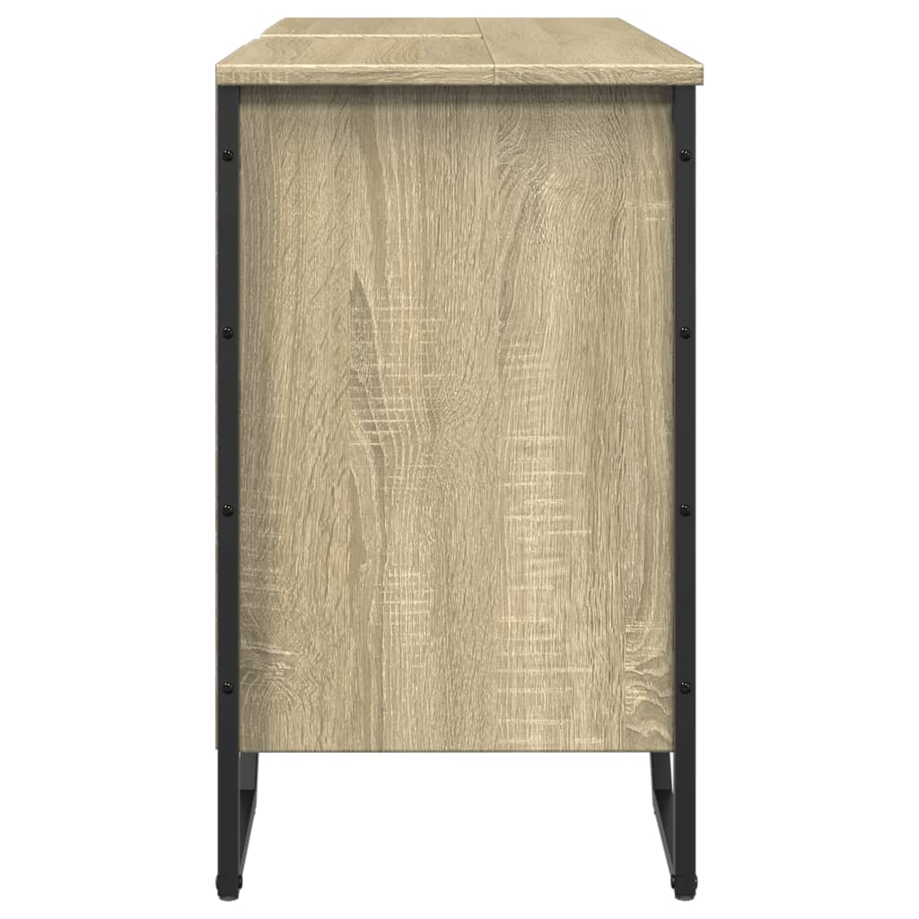 Bathroom Sink Cabinet 91X35X60 Cm Engineered Wood