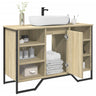 Bathroom Sink Cabinet 91X35X60 Cm Engineered Wood