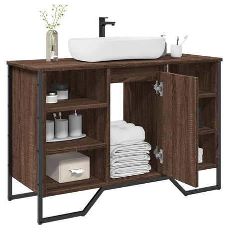 Bathroom Sink Cabinet 91X35X60 Cm Engineered Wood