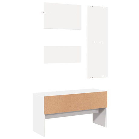 4 Piece Hallway Furniture Set Engineered Wood